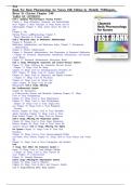 Test Bank for Clayton's Basic Pharmacology for Nurses 18th Edition by Michelle completed graded A&plus;