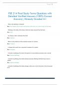 FSE 214 Final Study Terms Questions with  Detailed Verified Answers &lpar;100&percnt; Correct  Answers&rpar; &sol;Already Graded A