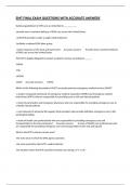 EMT FINAL EXAM QUESTIONS WITH ACCURATE ANSWERS