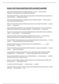 BLOCK 2 EMT EXAM QUESTIONS WITH ACCURATE ANSWERS