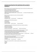 NYS EMT EXAM PRACTICE TEST  QUESTIONS WITH ACCURATE ANSWERS -1