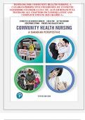 TESTBANK FOR COMMUNITY HEALTH NURSING&colon; A  CANADIAN PERSPECTIVE 5TH EDITION&comma; BY LYNNETTE  LEESEBERG STAMLER&comma; LUCIA YIU&comma; ALIYAH DOSANI FULL  TESTBANK ALL CHAPTERS INCLUDED&vert;&vert; LATEST AND  COMPLETE UPDATE 2025 GRADED A&plus;  