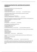 NYS EMT EXAM PRACTICE TEST QUESTIONS WITH ACCURATE ANSWERS-2
