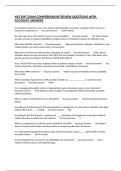 NYS EMT EXAM COMPREHENSIVE REVIEW QUESTIONS WITH ACCURATE ANSWERS
