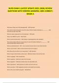 NUFD EXAM 1 &lpar;LATEST UPDATE 2025&semi; 2026&rpar;&semi; REVIEW QUESTIONS WITH VERIFIED ANSWERS&semi; GRADED A&plus;