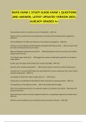 NUFD EXAM 1 STUDY GUIDE EXAM 1 QUESTIONS AND ANSWER&semi; LATEST UPDATED VERSION 2025