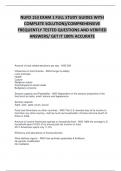 NUFD 153 EXAM 1 FULL STUDY GUIDES WITH COMPLETE SOLUTION&rpar;&semi; COMPREHENSIVE FREQUENTLY TESTED QUESTIONS AND VERIFIED ANSWERS&sol; GET IT 100&percnt; ACCURATE