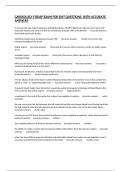 CARDIOLOGY FISDAP EXAM FOR EMT QUESTIONS  WITH ACCURATE ANSWERS