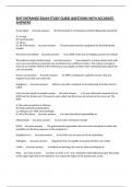 EMT ENTRANCE EXAM STUDY GUIDE QUESTIONS WITH ACCURATE ANSWERS
