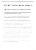 BUS 450 Final Exam Questions Grade A&plus;