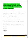 MDC4 Exam 1 2024&sol;2025 Exam  Questions with Detailed Verified  Answers &lpar;100&percnt; Correct Answers&rpar; &vert;  Already Graded A&plus;