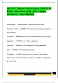 NR 503 Chamberlain Midterm 2024&sol;2025  Exam Questions with 100&percnt; Correct  Answers &vert; Latest Update
