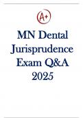 MN Dental Jurisprudence Exam Q&A 2025