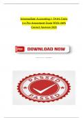 Intermediate Accounting 1- D103&colon; Units 2-4 Pre-Assessment Exam With 100&percnt; Correct Answers 2025