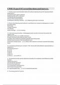 CWB 1 Exam 114 Correct Questions and Answers&period;