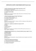 CERTIFICATE IN SUPPLY CHAIN FINANCE &lpar;CSCF&rpar; Practice Exam