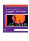 TEST BANK FOR Leifer&rsquo;s Introduction to Maternity and Pediatric Nursing in Canada&comma; 2nd Edition by Lisa Keenan-Lindsay&comma; and Gloria Leifer ISBN&colon; 9780323872775 COMPLETE GUIDE 100 &percnt; VERIFIED A&plus; GRADE ASSURED&excl;&excl;&excl;NEW LATEST UPDATE&excl;&excl;&excl;&excl;&excl;