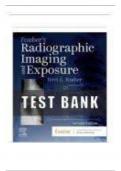 TEST BANK FOR RADIOGRAPHIC IMAGING AND EXPOSURE 7TH EDITION FAUBER QUESTIONS & ANSWERS WITH RATIONALES &lpar;CH 1-10&rpar;