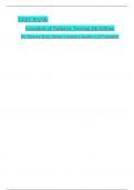 TEST BANK Essentials of Pediatric Nursing 4th Edition By Theresa Kyle&semi; Susan Carman Chapter 1-29 Complete  