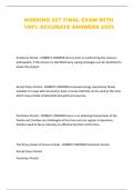 NURSING 527 FINAL EXAM WITH 100&percnt; ACCURATE ANSWERS 2025