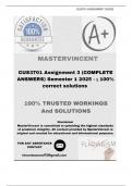  CUS3701 Assignment 3 &lpar;COMPLETE ANSWERS&rpar; Semester 1 2025 - &semi; 100&percnt; correct solutions and explanations&period; 