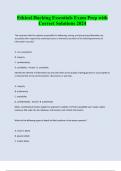 Ethical Hacking Essentials Exam Prep with Correct Solutions 2024