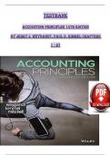TESTBANK ACCOUNTING PRINCIPLES 14TH EDITION BY JERRY J&period; WEYGANDT&comma; PAUL D&period; KIMMEL CHAPTERS 1 - 27