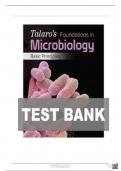 TEST BANK FOR Talaro's Foundations in Microbiology 12th Edition Barry Chess and Kathleen Park Talaro &lpar;CHAPTERS 1-27&rpar; &vert;&vert;Complete A&plus; Guide