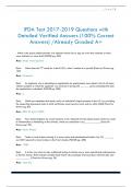 IFDA Test 2017-2019 Questions with  Detailed Verified Answers &lpar;100&percnt; Correct  Answers&rpar; &sol;Already Graded A&plus;