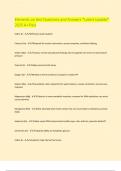 Elements on test Questions and Answers &ast;Latest Update&ast;  2025 A&plus; Pass
