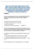 NGN ATI PEDS PROCTORED EXAM LATEST 2025 &sol; PEDS ATI PROCTORED ACTUAL EXAM ALL 56 QUESTIONS AND CORRECT DETAILED ANSWERS WITH RATIONALES &lpar;VERIFIED ANSWERS&rpar; &vert;ALREADY GRADED A&plus; 
