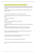 PHARM 151 Final Exam Questions with Correct Answers Latest Update 2025-2026
