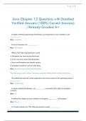 Java Chapter 12 Questions with Detailed  Verified Answers &lpar;100&percnt; Correct Answers&rpar;  &sol;Already Graded A&plus;