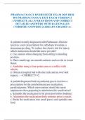 PHARMACOLOGY RN HESI EXIT EXAM 2025 HESI RN PHARMACOLOGY EXIT EXAM VERSION 2 COMPLETE ALL 55 QUESTIONS AND CORRECT  DETAILED ANSWERS WITH RATIONALES &lpar;VERIFIED ANSWERS&rpar; &vert;ALREADY GRADED A&plus; 