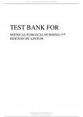 MEDICAL SURGICAL NURSING 7TH EDITION BY LINTON