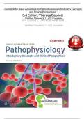 Test Bank For Davis Advantage for Pathophysiology&colon; Introductory Concepts and Clinical Perspectives 3rd Edition by &lpar;Capriotti&rpar;&comma; Download as Pdf File 