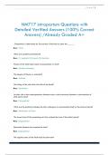 NM717 intrapartum Questions with  Detailed Verified Answers &lpar;100&percnt; Correct  Answers&rpar; &sol;Already Graded A&plus;