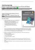 Test Bank - Primary Care&comma; Interprofessional Collaborative Practice&comma; 6th Edition &lpar;Buttaro&comma; 2025&rpar; Chapter 1-228 &vert; All Chapters