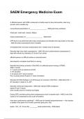 SAEM M4 EXAMS QUESTIONS WITH DETAILED VERIFIED ANSWERS &lpar;100&percnt; CORRECT ANSWERS&rpar; &sol;ALREADY GRADED A&plus; &lpar;ALL BUNDLED HERE&excl;&excl;&excl;&rpar;