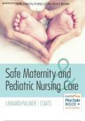 Test Bank for  Safe Maternity & Pediatric Nursing Care 1st Edition by Luanne Linnard-Palmer&comma; Gloria Haile Coats &vert; Complete Chapter 1 - 40 &vert; 100 &percnt; Verified&vert;&vert; ISBN &colon;9780803658431&vert;&vert; Complete Guide A&plus;