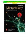 TESTBANK &ndash;MICROBIOLOGY A SYSTEMS APPROACH 6TH EDITION&lpar;MARJORIE KELLY COWAN&comma; 2020&rpar;ALL CHAPTERS INCLUDED