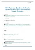 NBME Physiology Questions with Detailed  Verified Answers &lpar;100&percnt; Correct Answers&rpar;  &sol;Already Graded A&plus;