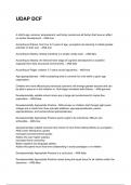 UDAP DCF QUESTIONS WITH DETAILED VERIFIED ANSWERS &lpar;100&percnt; CORRECT ANSWERS&rpar; &sol;ALREADY GRADED A&plus;
