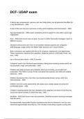 DCF- UDAP exam QUESTIONS WITH DETAILED VERIFIED ANSWERS &lpar;100&percnt; CORRECT ANSWERS&rpar; &sol;ALREADY GRADED A&plus;
