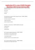 Application Of Us Army ESQD Principles Questions with Correct Answers 2025