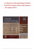 Test Bank For Gordis Epidemiology7th Edition By David D Celentano; Moyses Szklo Chapters 1 - 20 Complete NEW!!!.pdf