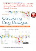 Test Bank For Calculating Drug Dosages A Patient-Safe approach to Nursing and Math 2nd Edition by Castillo Chapter 1 - 22 Complete.pdf