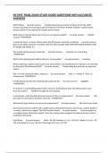 NY EMT- FINAL EXAM STUDY GUIDE QUESTIONS WITH ACCURATE ANSWERS