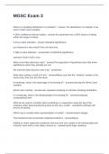 MGSC Exam 3 Questions and Answers 100&percnt; Accurate