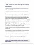 AAAE ACE Airport Finance Mod 2-Exam Questions and Answers&period;